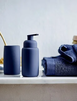 Tandborstmugg Mono Navy blue - Badrumsinredning