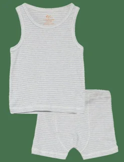 TANK-TOP AND BOXERSHORTS STRIPED - Underklädesset