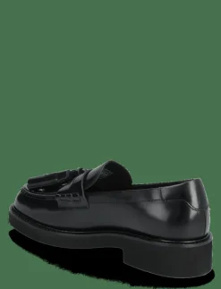 TASSEL SQUARISH TOE LTHR LOAFER - Platta skor