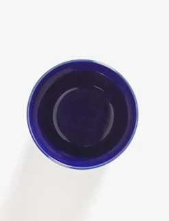 TEA CUP 33CL DARK BLUE-WHITE FEAST BY OTTOLENGHI SET/4 - Tekoppar