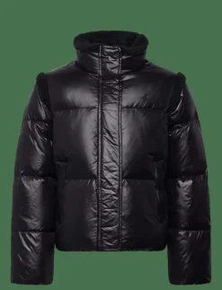 Teddy Fleece–Trim Down Boxy Jacket - Dunjackor & fodrade jackor