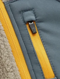 Teddy Jacket W. Fleece Sleeves - Jackor
