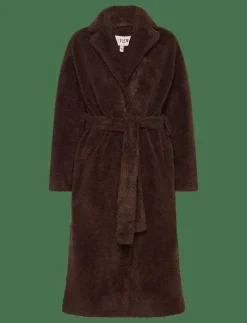 Teddy Long Coat - Fuskpäls