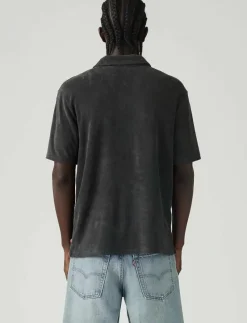 TERRY POCKET POLO DARK PHANTOM - Kortärmade pikéer