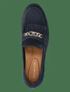 TH CHAIN FRINGE SUEDE LOAFER - Loafers