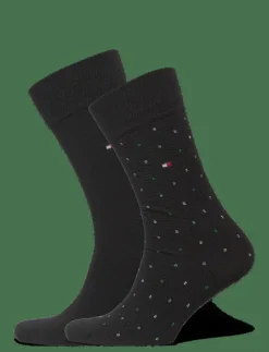 TH MEN SOCK 2P STRUCTURE DOT - Vanliga strumpor