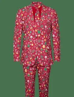 The Awesome Christmas Suit Rød - Kostymer