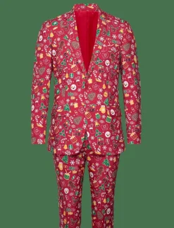 The Awesome Christmas Suit Rød - Kostymer