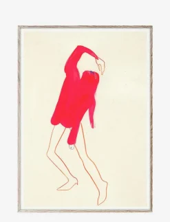 The Pink Pose - 30x40 cm - Illustrationer