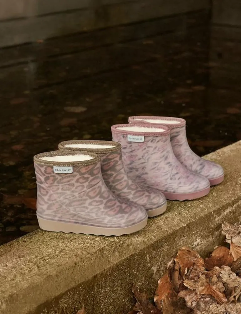 Thermo Boots Short Print - Fodrade Gummistövlar