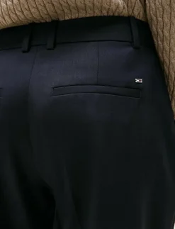TIMELESS WOOL SLIM STRT PANT - Slim fit-byxor