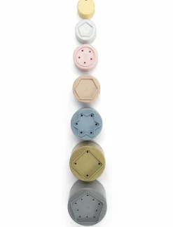 TINY BIO PLAY CUPS - 6+ MONTHS - Stapelbara klossar