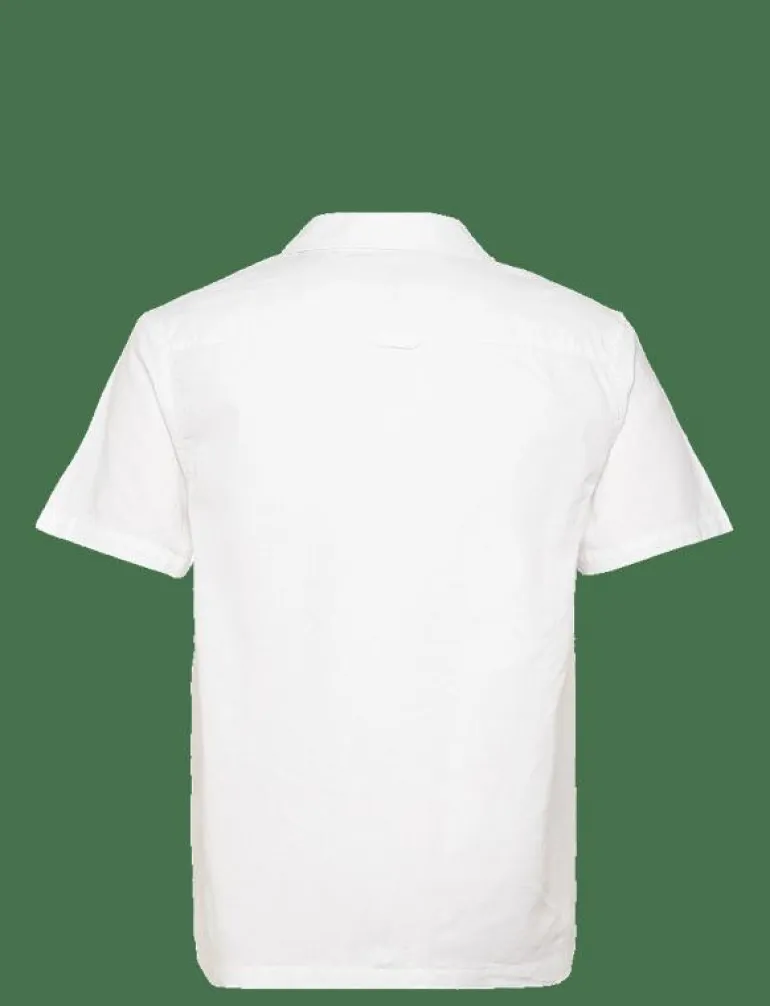 TJM LINEN BLEND CAMP SS EXT - Linneskjortor