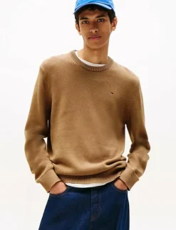 TJM SLIM ESS SWEATER EXT - Rundhalsad