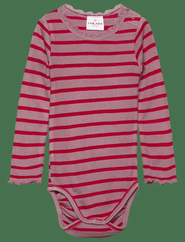 TNSBRie L_S Rib Body - Långärmad body