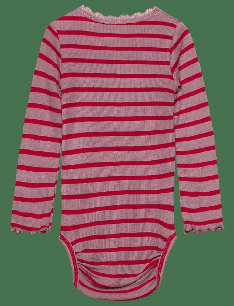 TNSBRie L_S Rib Body - Långärmad body