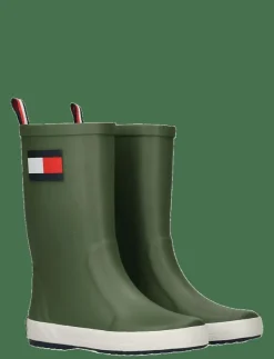 TOMMY HILFIGER FLAG RUBBER BOOTS - Höga gummistövlar