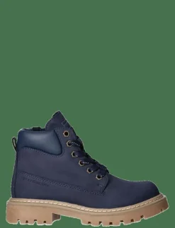 TOMMY HILFIGER LACE UP BOOTIES FAUX NUBUCK/LEATHER - Stövlar & Kängor