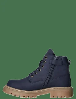 TOMMY HILFIGER LACE UP BOOTIES FAUX NUBUCK/LEATHER - Stövlar & Kängor