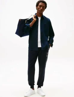 TOMMY LOGO SWEATPANTS - Joggingbyxor