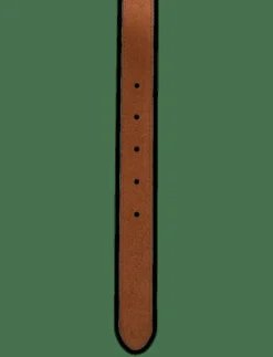 Tooled-Buckle Leather Belt - Skärp