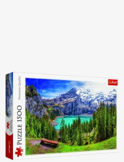 TREFL 1500 BIT LAKE OESCHINEN, ALPS - Klassiska pussel