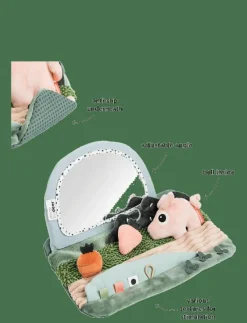 Tummy time sensory mirror Tiny farm Colour mix - Babygym
