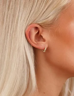 Twist small ring ear g/clear - Onesize - Hoops