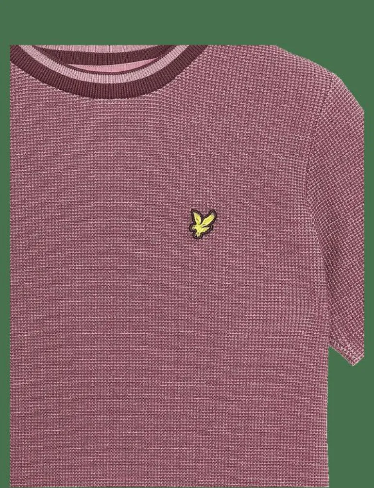 Two Tone Waffle T-shirt - Kortärmade