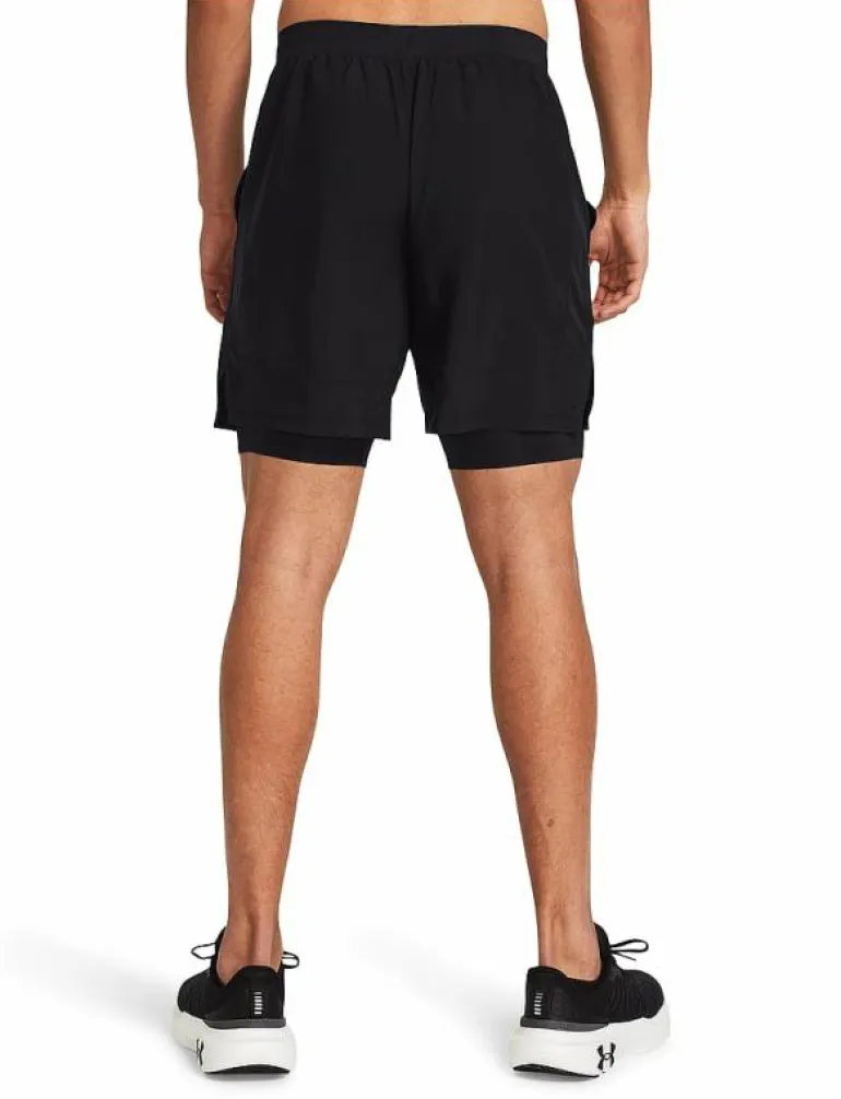 UA LAUNCH 7'' 2-IN-1 SHORTS - Träningsshorts