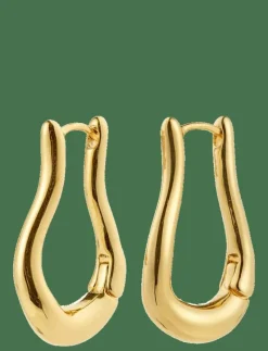 UNFOLD hoops gold-plated - Hoops
