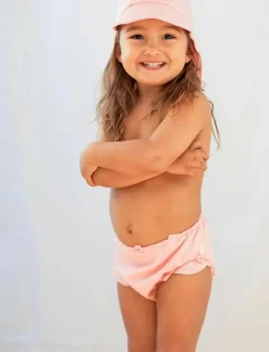 UV Baby swim pant frill Pink 16 62/68 - Badblöja