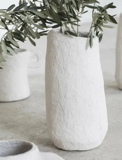 VASE MARIE PAPER MACHE BEIGE BY MARIE MICHIELSSEN - Krukor
