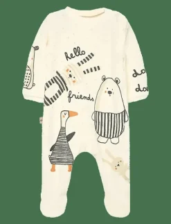 Velour play suit for baby -BCI - Långärmad bodysuit