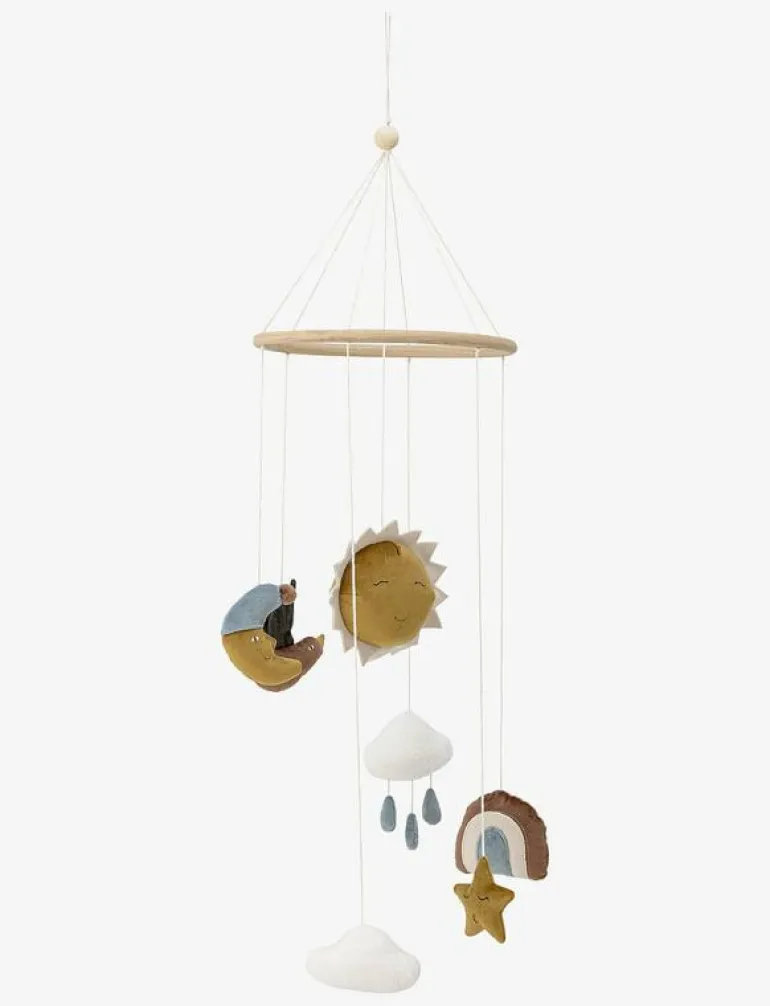 Vigge Mobile, Brown, Polyester - Sängmobiler