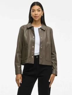 VIHELLIUM SHORT JACKET - NOOS - Skinnjackor