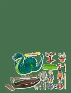 Vikings with Sea Monster - Playmobil Figures