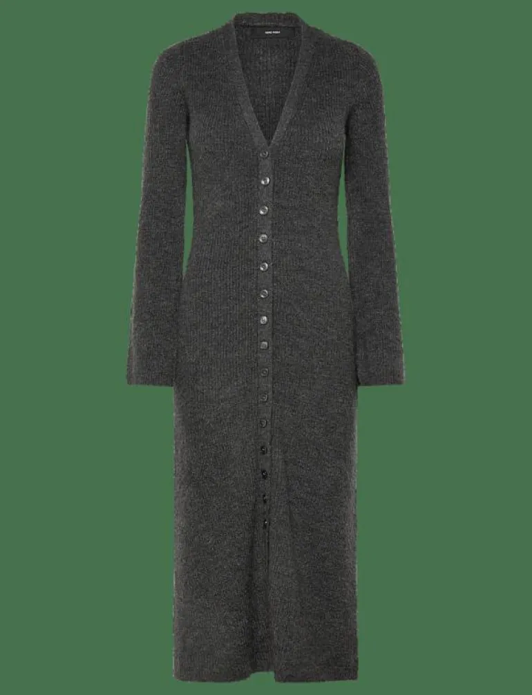 VMFIA LS V-NECK CALF DRESS SB - Maxiklänningar