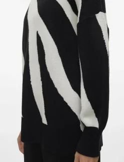 VMNANCY LS O-NECK LONG PULLOVER BOO - Stickat