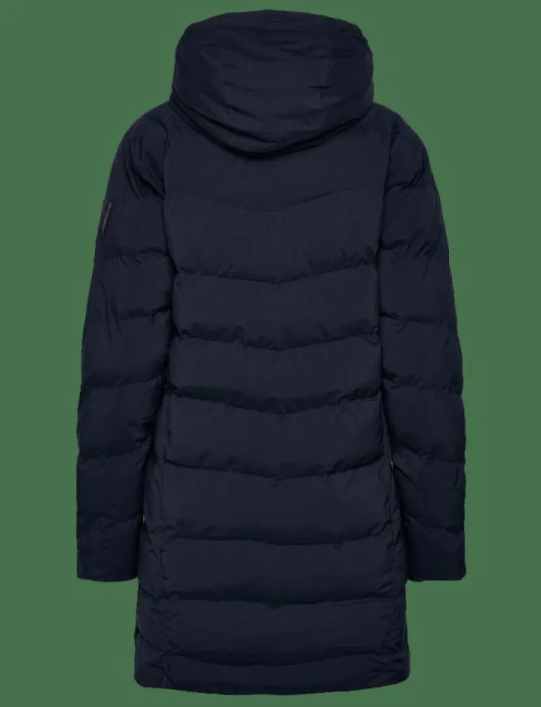 W MARINA LONG QUILTED JKT - Dunkappor