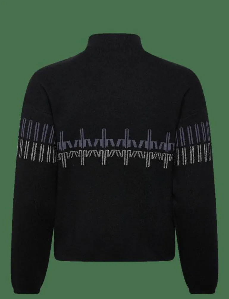 W PATTERNED TN SWEATER - Stickat