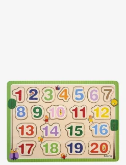 Wacky Wonders - Wooden puzzle - 123 - Pedagogiskt pussel