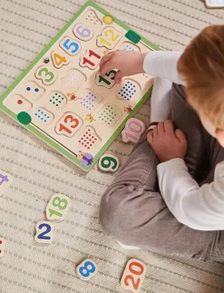 Wacky Wonders - Wooden puzzle - 123 - Pedagogiskt pussel