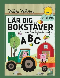 Wacky Wonders Pysselbok - Bondgårdens Djur - Lär dig bokstäver ABC (SE) - Pedagogisk barnbok