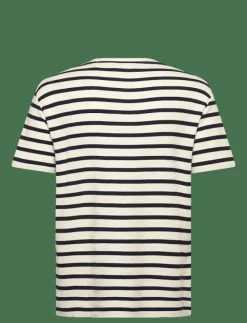 WAFFLE STRIPE SS T-SHIRT - Kortärmad t-shirt