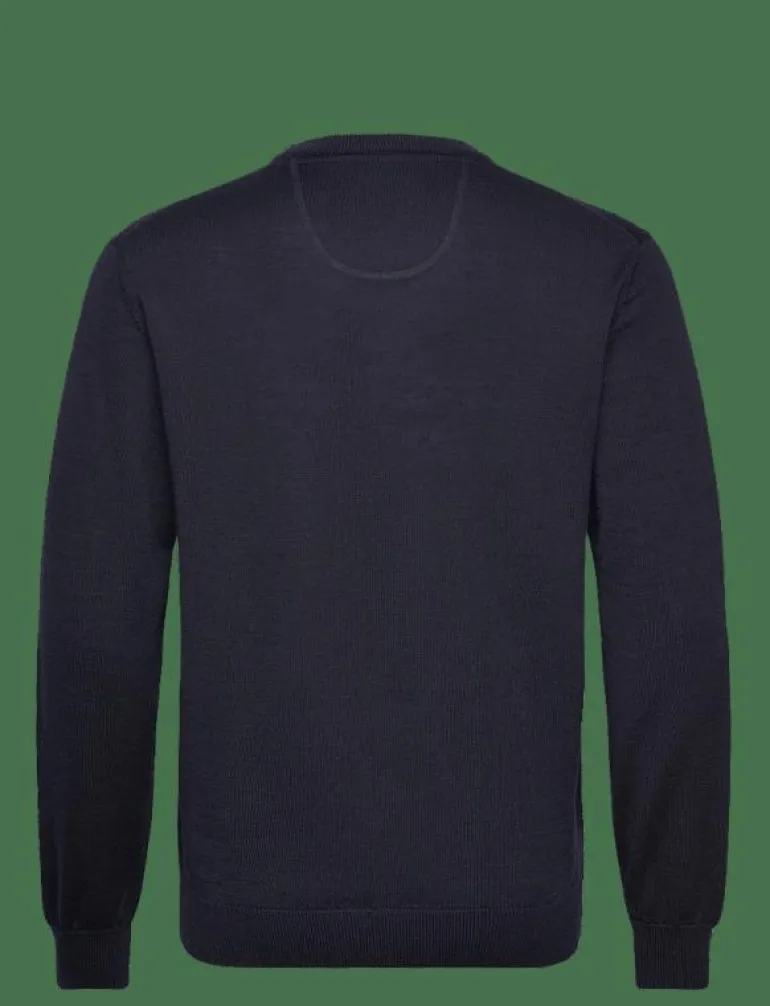 Wallace O-Neck Merino Sweater - Stickat