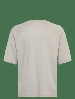 Washed High Neck Boxy Tee - T-shirts