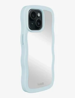 Wavy Case iPhone Mineral Blue/Mirror - Mobilskal