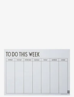 Weekly planner - Kalendrar & Anteckningsblock