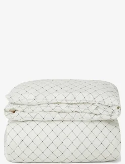White/Gray Signature Star Sateen Duvet Cover - Påslakan